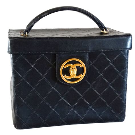 chanel vanity train case|Chanel vanity case styles.